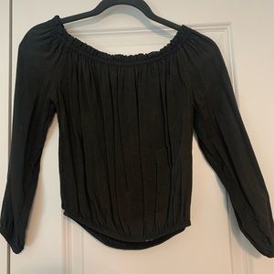 brandy melville off the shoulder top
